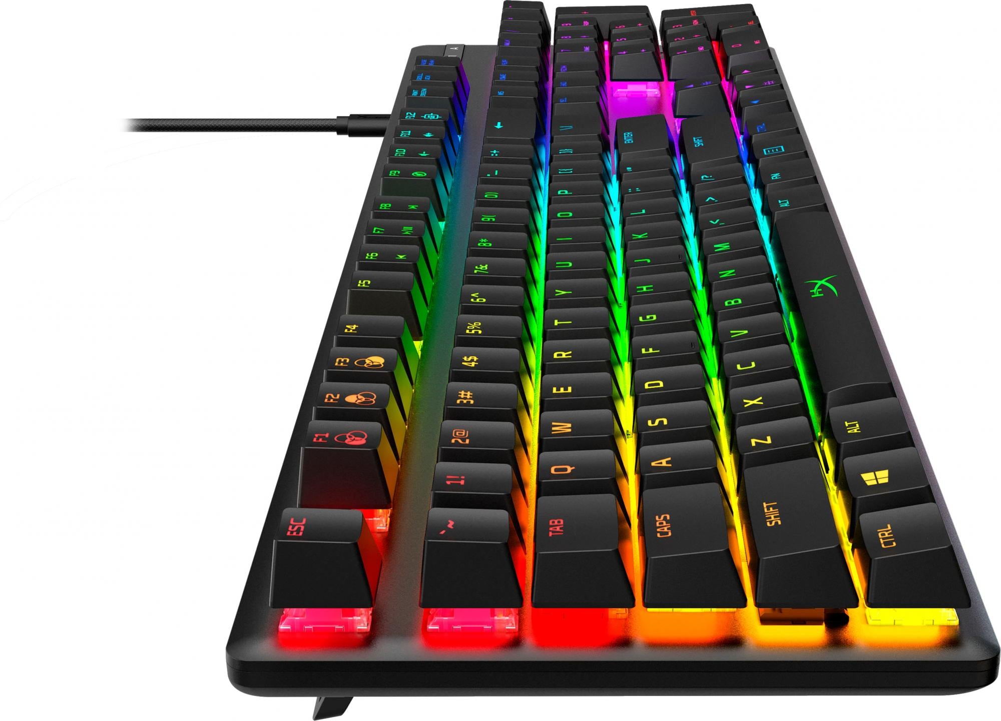 HyperX Alloy Origins Tastatur Mekanisk RGB/16,7 millioner farver Kabling USA Kingston Technology