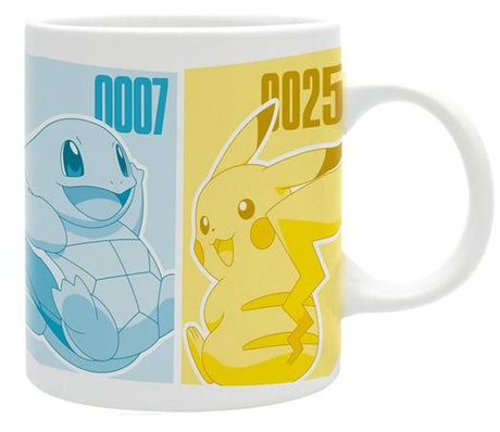 POKEMON Mug - Pikachu & Kanto Starters - 320 ml Abysse