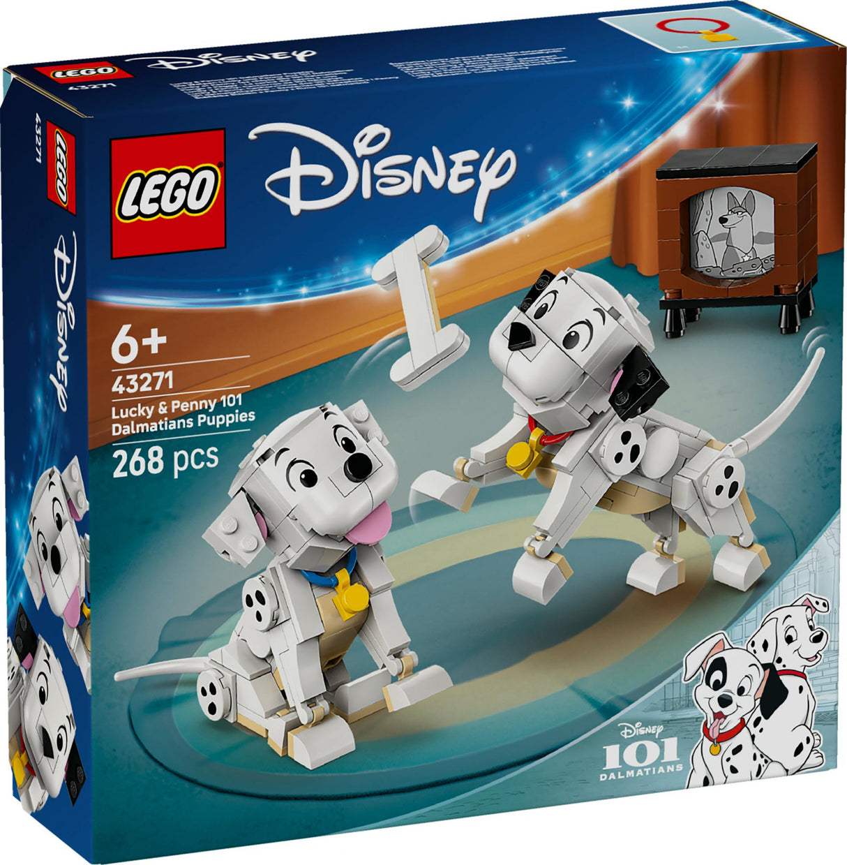 LEGO 43271 Disney Classic Puppies Lucky and Penny from 101 Dalmatians LEGO