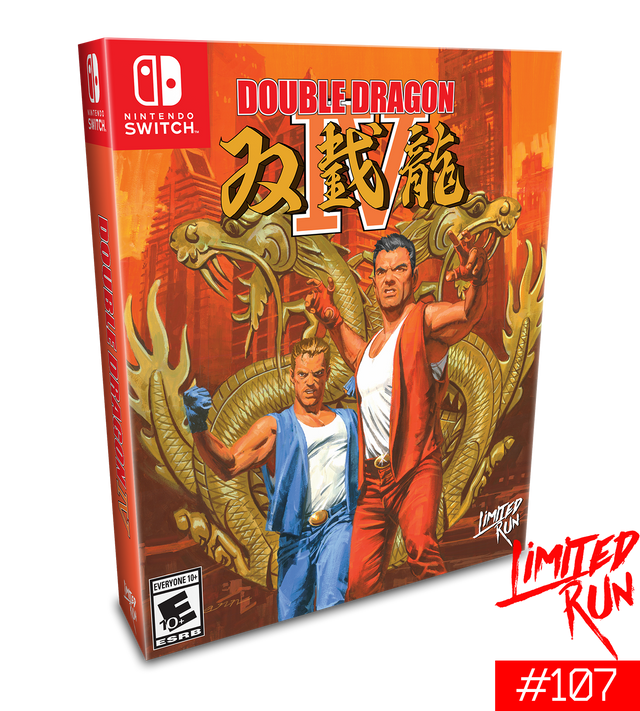 Double Dragon IV – Classic Edition – Limited Run – Import – Nintendo Switch – spillets udgave