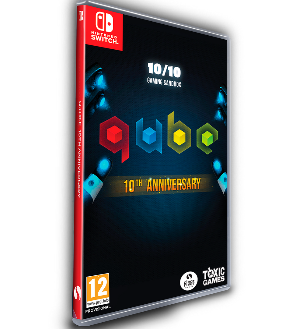 Q.U.B.E. 10th Anniversary (Limited Run) (Import) – Nintendo Switch – produktmotiv