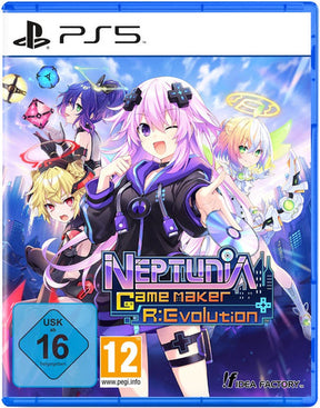 Neptunia Game Maker R:Evolution (Day One Edition) – PlayStation 5 – spilomslag