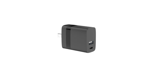Speedlink - Travel Charger USB-A & USB-C 15W for US-UK-EU, black Speedlink