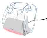 Trust GXT 255W – hvid opladningsstander til PS5 – monteringsillustration