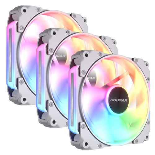 COUGAR kabinetblæser Apolar 120ARGB,Reverse Blade,hvid 3-pak