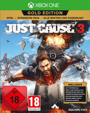 Just Cause 3 – Gold Edition, tysk import – Xbox One – forside
