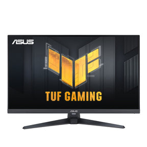 ASUS TUF Gaming VG328QA1A sort gamingskærm set lige forfra