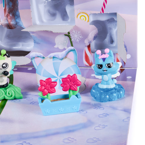 Gabby’s Dukkehus Fairylandia julekalender 2026 – 6076264 – figurer og tilbehør i kulissen