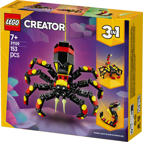 LEGO 31159 Creator 3-in-1 wild animals: surprise spider