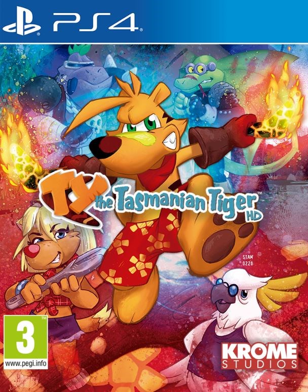 TY The Tasmania Tiger HD – PlayStation 4 – spilomslag