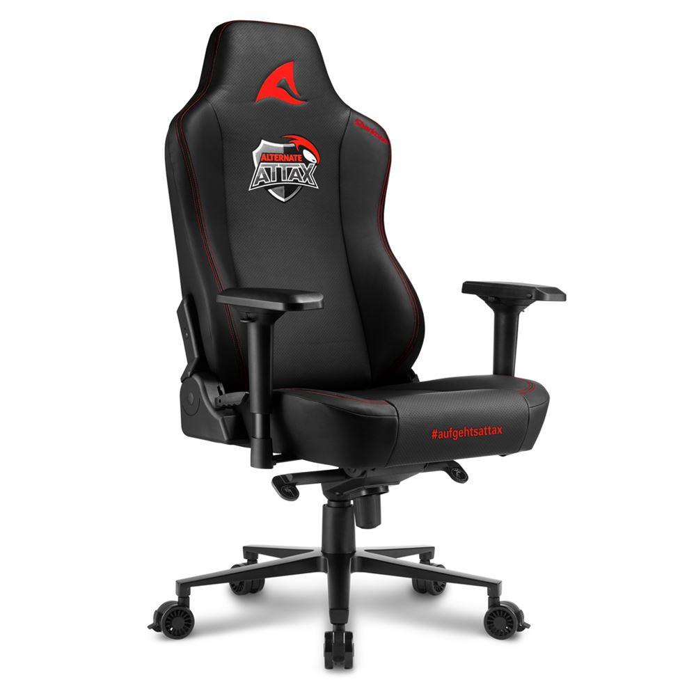 Sharkoon SKILLER SGS40 ALTERNATE aTTaX Special Edition Black Red 150kg Adjustable 4D Armrests Gaming Chair Sharkoon