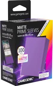 Gamegenic - Matte Prime Sleeves 100 pcs - Purple (GGS10153ML)