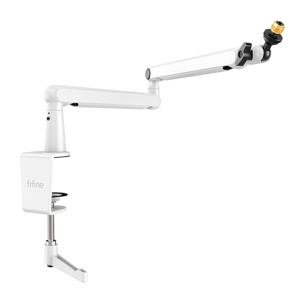 Fifine BM88W Lavprofileret Mikrofonarm - Hvid