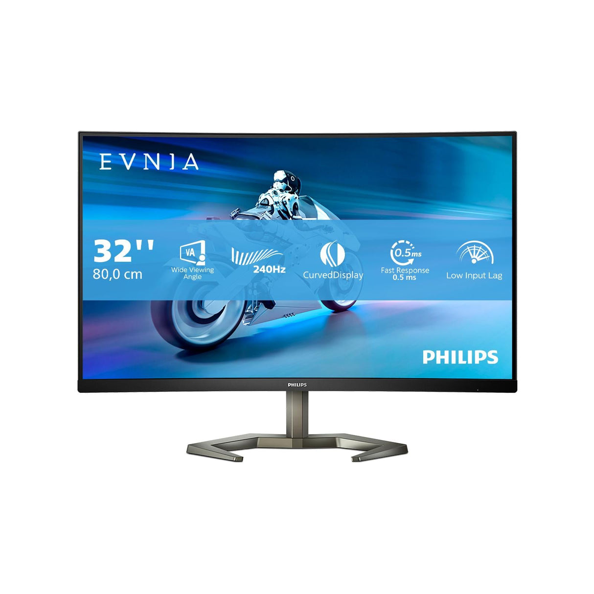 PHILIPS 32M1C5200W/00 32" 1920x1080/16:9/300cd/m²/4ms/ DP HDMI USB Audio out Philips