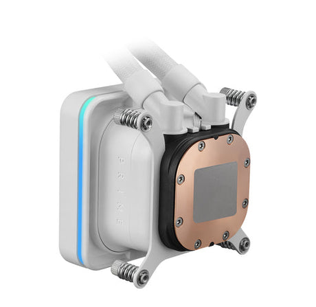 ASUS PRIME SLC II 360 ARGB LCD WHT – nærbillede af produktets detaljer (vinkel 3)