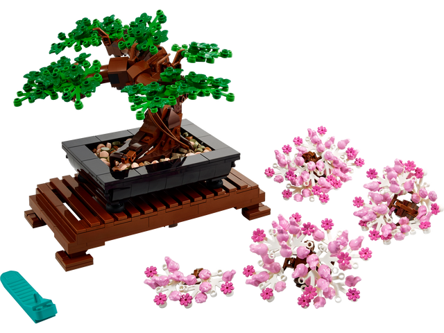 LEGO Icons 10281 Bonsaitræ – producentbillede af byggesættets model