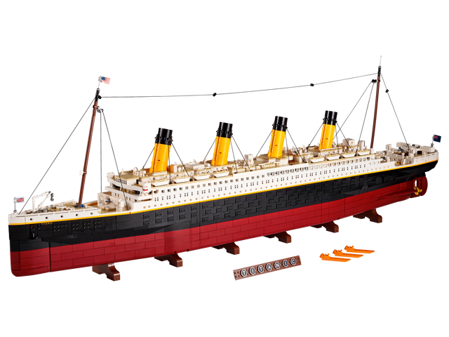 LEGO Icons 10294 Titanic – producentbillede af byggesættets model