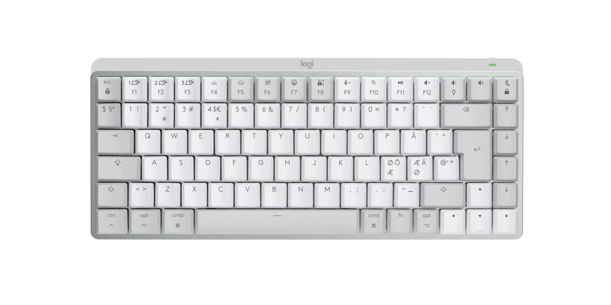 Logitech - MX Mechanical Mini for Mac Minimalist Wireless Illuminated Keyboard - Nordic Logitech