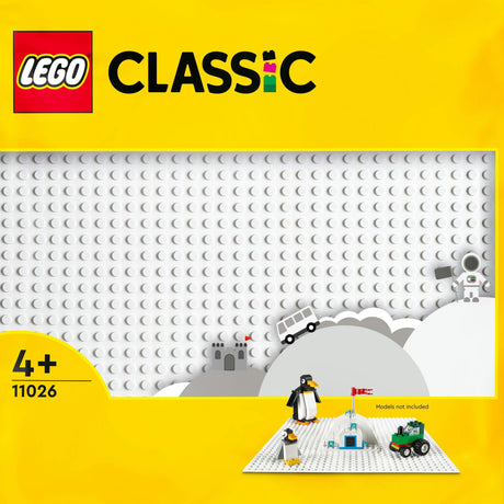 LEGO Classic - White Baseplate (11026) LEGO