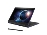 ASUS ExpertBook BR1402FGA-NT0629XA i konvertibel position med en vist pen; pakkeindhold afventer bekræftelse