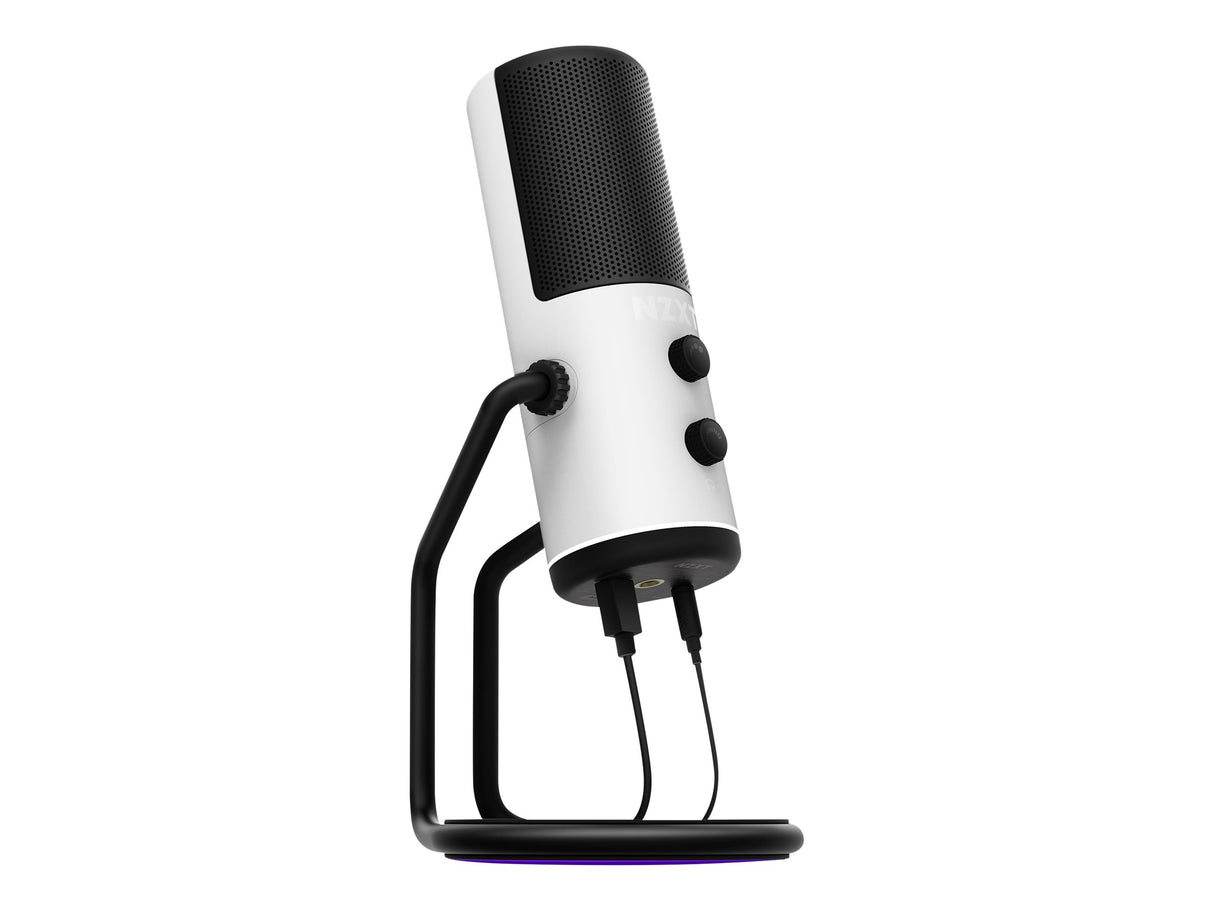 NZXT Capsule Mikrofon Kabling Kardioide Sort Hvid