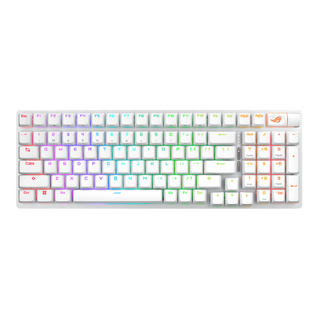 ASUS ROG STRIX SCOPE II 96 Wireless RGB Gaming Keyboard ROG NX Snow Switches - White ASUS