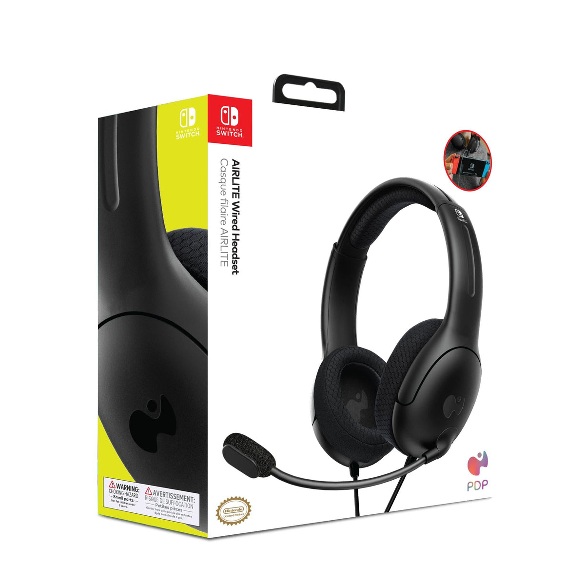 PDP Nintendo Switch Wired Headset LVL40 Black PDP