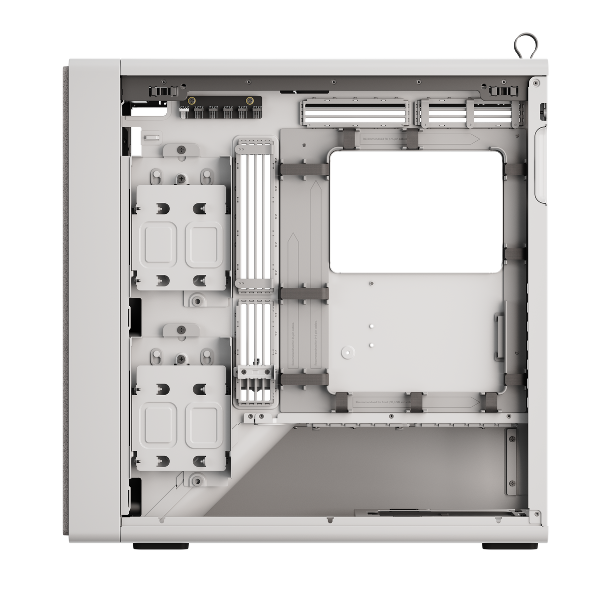 HAVN BF 360 – White Mid Tower kabinet med høj airflow og minimalistisk design HAVN