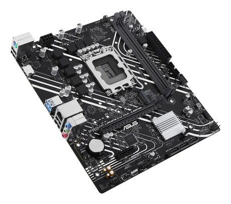 ASUS PRIME H610M-K D4 ARGB bundkort set fra oven