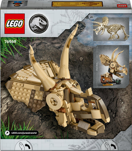 LEGO 76969 Jurassic World Dinosaur Fossils: Triceratops Skull
