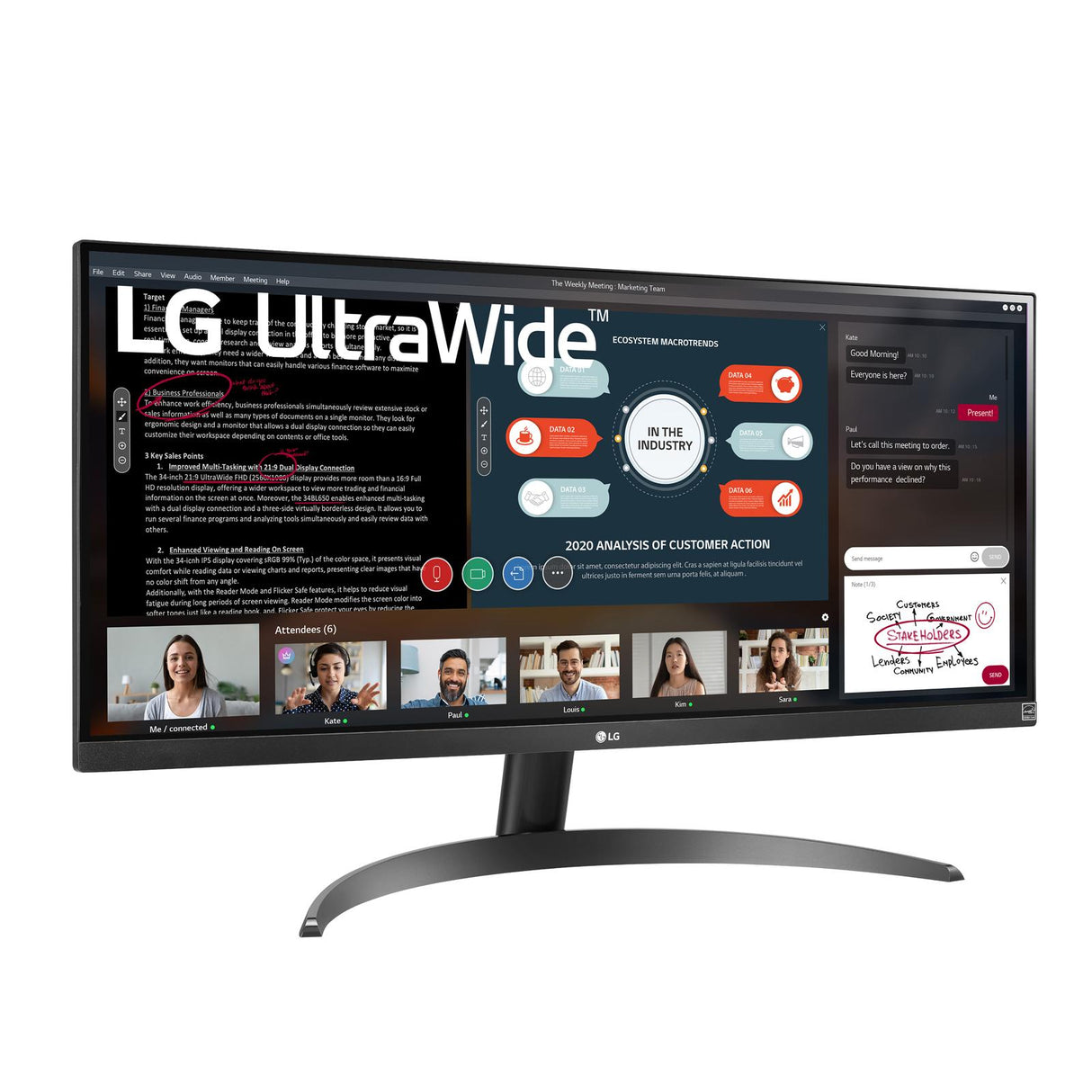 LG 29WP500-B 29 2560 x 1080 (UltraWide) HDMI 75Hz LG Electronics