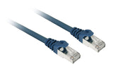 Blåt Sharkoon S/FTP netværkskabel med RJ45-stik