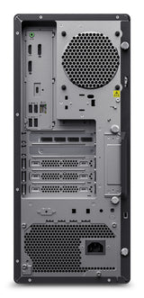 Lenovo ThinkStation P4 – bagside og porte