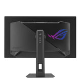 ASUS ROG Strix XG27AQDPG – bagside med ROG-logo og monteret fod