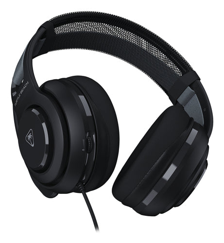 Turtle Beach Atlas 200 – Kablet headset – Sort – sort headset skråt forfra