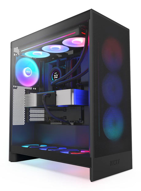 NZXT H series H7 Flow RGB Tårn ATX - Sort NZXT