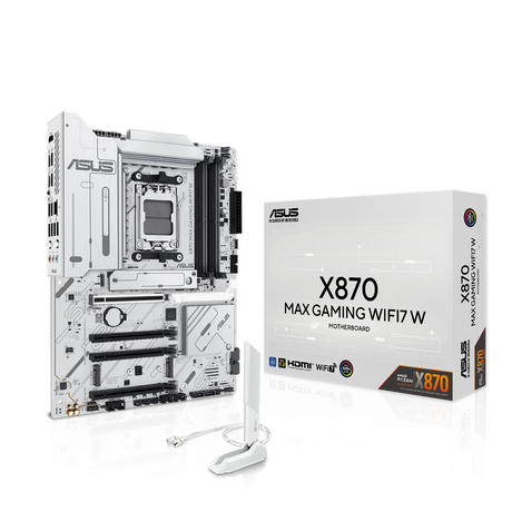 ASUS X870 MAX GAMING WIFI7 WHITE (ATX, X870, AM5, DDR5) ASUS