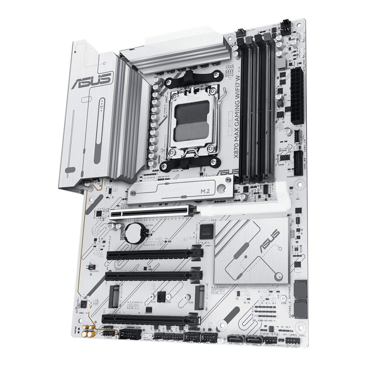 ASUS X870 MAX GAMING WIFI7 WHITE (ATX, X870, AM5, DDR5) ASUS