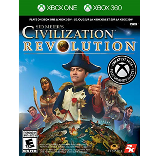 Sid Meier's Civilization Revolution – Import – Xbox One / Xbox 360 – spillets forside
