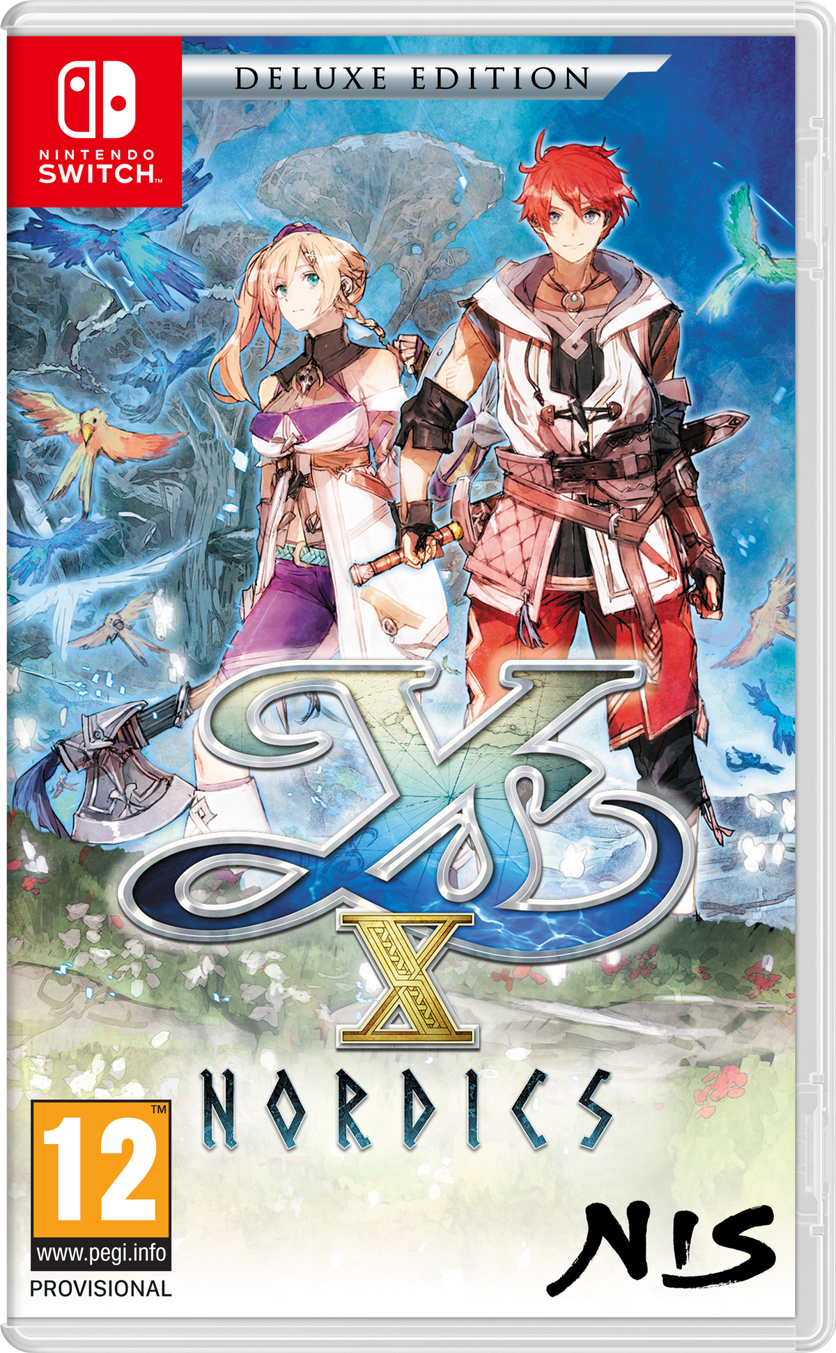 Ys X: Nordics – Deluxe Edition – Nintendo Switch – forside