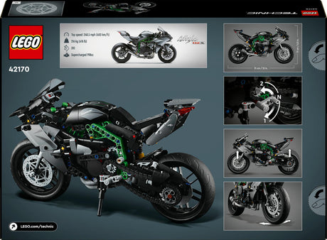 LEGO 42170 Technic Kawasaki Ninja H2R Motorcycle