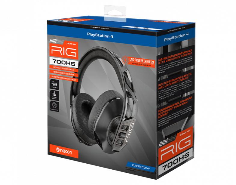 RIG 700 Hs Black Headset (PS4/PS5) Nacon