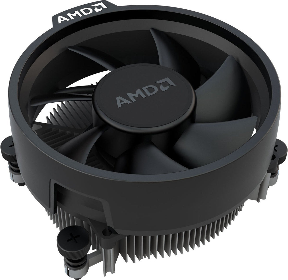 AMD Wraith Stealth-køler, som medfølger Ryzen 5 9600 boxed