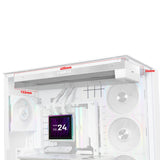 Lian Li Hydroshift II LCD-S, 360N fanless, White Lian Li