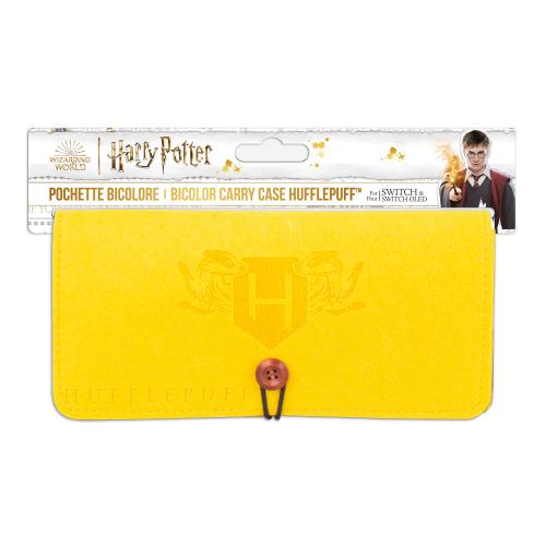 Freaks And Geeks Harry Potter Hufflepuff – filtetui til Nintendo Switch – gult Hufflepuff-filtetui med produktmærkat