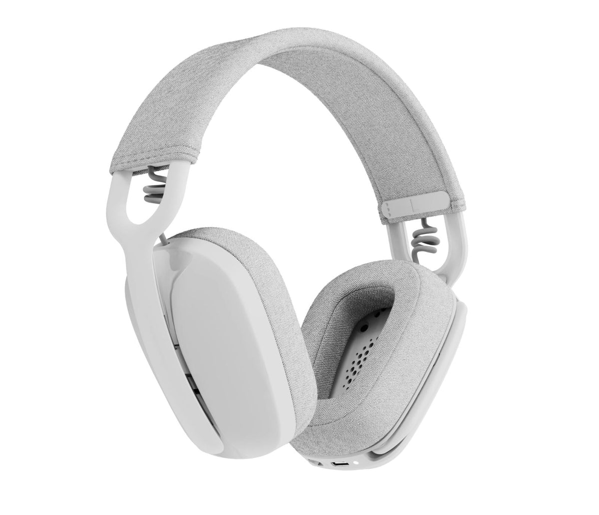Logitech - Zone Vibe 100 Lightweight Wireless Over Ear Headphones - Noise Canceling Microphone - OFF WHITE Logitech