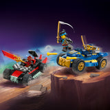 LEGO NINJAGO 71840 – Rogue mod Drix: Action-racerløb – racerbiler i en NINJAGO-scene