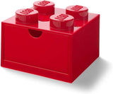Room Copenhagen LEGO Desk Drawer 4 , storage box (red, knobs) Room Copenhagen
