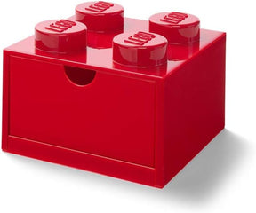 Room Copenhagen LEGO Desk Drawer 4 , storage box (red, knobs) Room Copenhagen