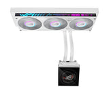 ASUS ROG STRIX SLC IV 360 ARGB LCD WHT – set ovenfra